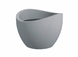 Hrnec Scheurich Stony Grey, plast, O 30 cm, šedý