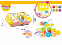 Vzdělávací hračka Matching Eggs MX0390403