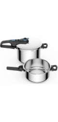 TEFAL Secure Trendy tlakový hrnec 4 l + 6L + koš P2584301