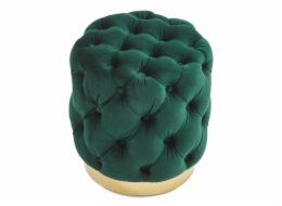 Pouf Domoletti AHIGA, zelený, 40 cm x 40 cm x 43 cm