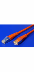 XtendLan patch kabel Cat5E, FTP - 5m, červený