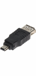 USB miniUSB - USB adaptér černý (USB-W-MINI/USB-G)