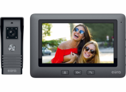 Eura Video interkom EURA VDP-45A3 ALPHA černá barva 7   monitor, podpora 1 vstupu