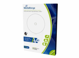 MediaRange CD/DVD/Blu-ray etikety 15mm - 118mm