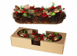 Vánoční adventní věnec rovný 41 cm KO-ACW006020