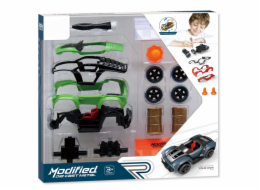 1:32 Stavebnice Auto 17ks - zelené