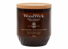 Svíčka WoodWick ReNew střední, Tomato Leaf & Basil, Rajčatový list a bazalka, 184 g