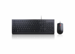 Lenovo 4X30L79883 klávesnice Obsahuje myš Univerzální USB QWERTY Americká angličtina Černá