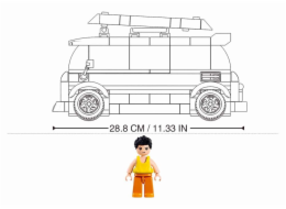 Sluban Model Bricks M38-B1191 Surfařský vůz TS-1 v měřítku 1:35