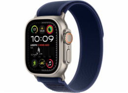 Apple Watch Ultra 2 GPS + Cellular 49mm Natural Titanium Case with Blue Trail Loop - S/M
