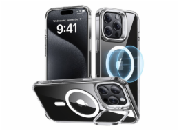 ESR Classic Hybrid (HaloLock) case with stand for iPhone 16 Pro Max (transparent)