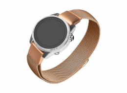 Síťovaný&nbsp;nerezový&nbsp;řemínek&nbsp;FIXED&nbsp;Mesh&nbsp;Strap&nbsp;pro&nbsp;Garmin&nbsp;QuickFit&nbsp;20mm,&nbsp;růžově&nbsp;zlatý