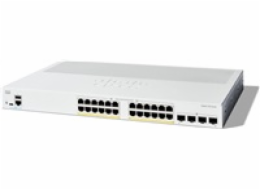 Cisco Catalyst switch C1300-24FP-4G (24xGbE,4xSFP,24xPoE+,375W) - REFRESH