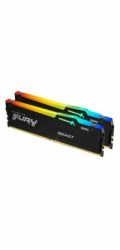 KINGSTON DIMM DDR5 32GB (Kit of 2) 6000MT/s CL36 FURY Beast RGB Černá EXPO