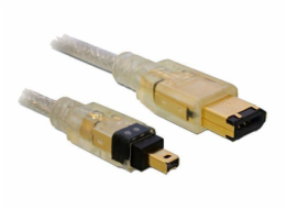 Delock Firewire 6-pin - Firewire 4-pin, 2m, černá (82577)