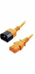 Lindy IEC 13/14 napájecí kabel Orange 2m - 30475