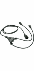 Lindy napájecí kabel typu Y, 1xIEC320 C14 - 2xIEC320 C13, 2m (30039)