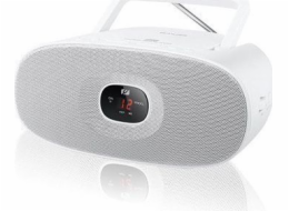 Muse MD-202RDW Bílý rádiový přehrávač, Přenosný rádiový CD přehrávač