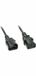 Lindy C14 - C13 napájecí kabel, 2m, černý (30331)