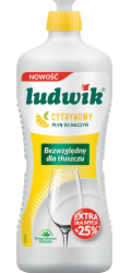 Ludwik LUDWIK prostředek na nádobí, citron, 900g