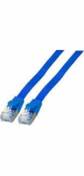 EFB U/FTP plochý propojovací kabel, kat. 6A, PVC, 0,25 m, bílý
