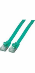 EFB RJ45 U/FTP plochý kabel, kat. 6A, PVC, 2 m, zelený(K5545GN.2)