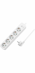 LogiLink Prodlužovací kabel LogiLink, 5 zásuvek, 1,5 m, bílá