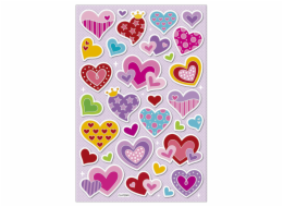 Samolepky 30 ks - SRDÍČKA