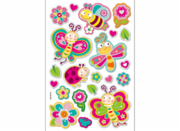 Samolepky 21 ks - MOTÝL