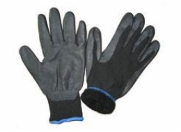 Rukavice, nylon potažený nitrilem, velikost XL