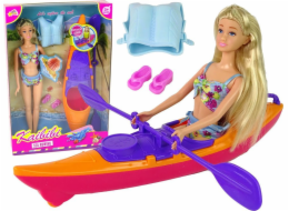 LeanToys Set Příslušenství pro panenky Kajak Orange
