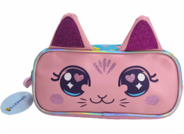 Penál Růžová Kočka 22,5 cm