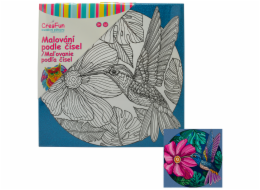 Malování na plátno - Kolibřík 30 x 30 cm