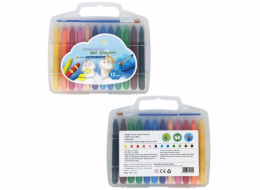 CreaFun - Gelové omyvatelné pastelky 12 barev