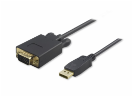 PremiumCord DisplayPort na VGA kabel 1m M/M