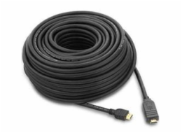 PremiumCord HDMI High Speed with Ether. kabel se zesilovačem, 7,5m, 3x stínění, M/M, zlacené konektory, černý
