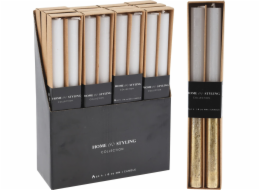 Vánoční svíčka, stolní, 8 h, 250 mm, 2 ks.