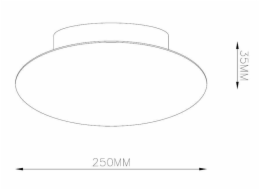 Nástěnné svítidlo Domoletti Muna 18151-L-BK, 18 W, 4000 °K