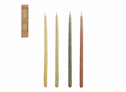 Svíčka, 4 h, 28 cm, 4 ks.