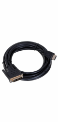 Kabel HDMI-DVI 3M (pozlacené konce)