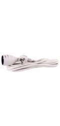 Prodlužovací kabel EMOS se zemí 1 bílý zásuvka 5m (P0115)