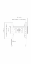 Gogen držák TV fixní 23"- 42"