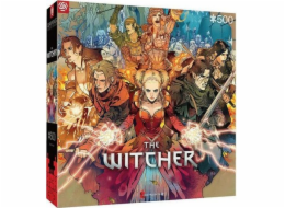 Herní puzzle Good Loot: Zaklínač Scoia tael (500 dílků)