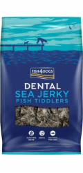 FISH4DOGS Dental Sea Jerky Fish Tiddlers - pamlsek pro psa - 575g