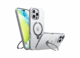 Pouzdro Torras Ostand Spin Series pro iPhone 16 Pro (Titanium grey)