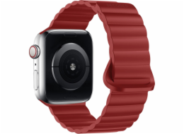 Decoded Silicone Magnet Traction Loop Strap 44/45/46/49mm Red