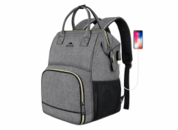 Batoh na notebook / taška na oběd 15,6   Matein 1368 USB Grey