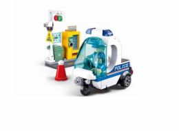 Sluban Metropolis M38-B1217A Policejní hlídka na tříkolce