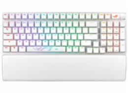 ASUS klávesnice ROG Strix Scope II 96 Wireless White (ROG RX RED / PBT) - US