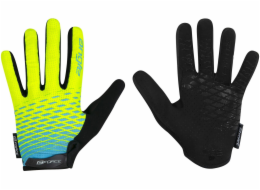 FORCE MTB ANGLE letní rukavice, fluo-modré vel.XXL